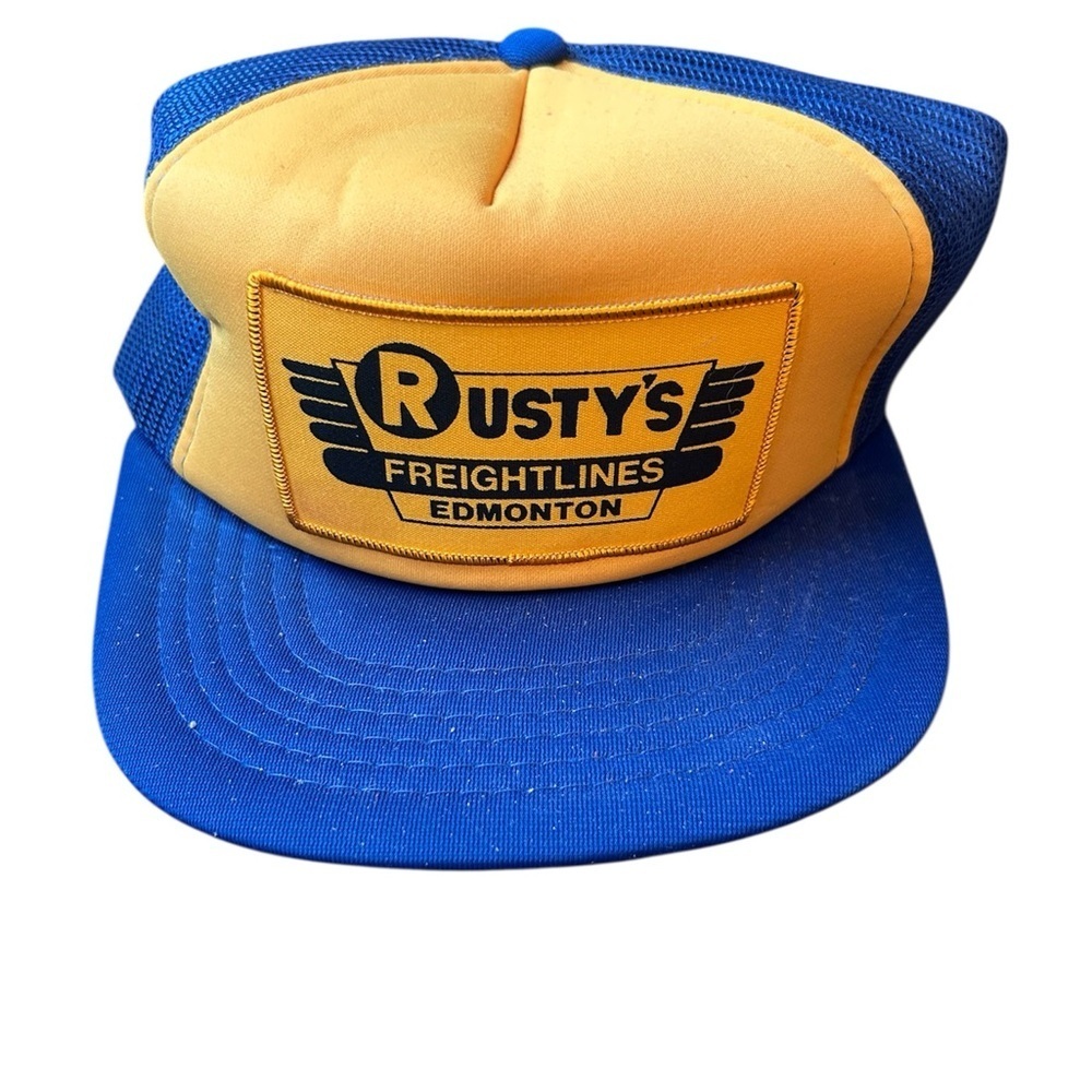 Rusty's Yellow and Blue Trucker Hat